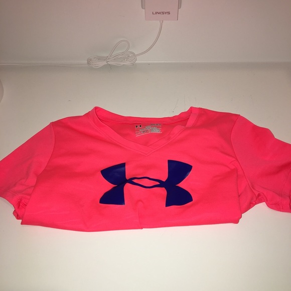 royal blue under armour shirt